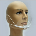 Home & Kitchen Environmental Plastic Clear Mouth Mask